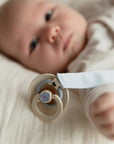 BIBS Pacifier Clip Ribbon - Blush (Min. of 2 PK , multiples of 2 PK) - MAIGHAN DISTRIBUTION CANADA