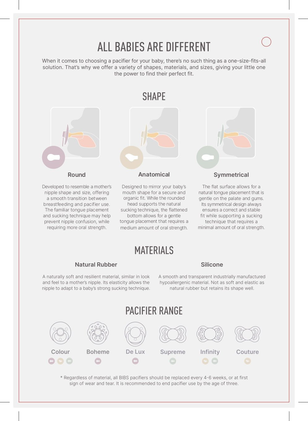 BIBS Pacifier Hang Tag - French - MAIGHAN DISTRIBUTION CANADA