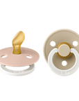 BIBS Pacifier Original COLOUR Latex 2 PK Anatomical Blush Glow / Vanilla Glow (Min. of 2 PK, multiples of 2 PK) - MAIGHAN DISTRIBUTION CANADA
