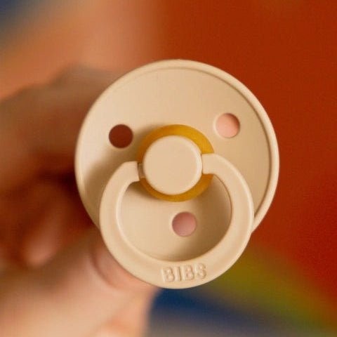 BIBS Pacifier Original COLOUR Latex 2 PK Dusty Blue/Steel Blue (Min. of 2 PK, multiples of 2 PK) - MAIGHAN DISTRIBUTION CANADA