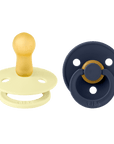 BIBS Pacifier Original COLOUR Latex 2 PK Luna/Deep Space (Min. of 2 PK, multiples of 2 PK) - MAIGHAN DISTRIBUTION CANADA