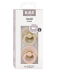 BIBS Pacifier Original COLOUR Latex 2 PK Vanilla/Blush (Min. of 2 PK, multiples of 2 PK) - MAIGHAN DISTRIBUTION CANADA