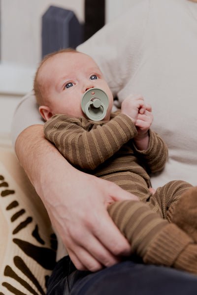 BIBS Pacifier Original COLOUR Latex 2 PK Vanilla/Pine (Min. of 2 PK, multiples of 2 PK) - MAIGHAN DISTRIBUTION CANADA