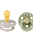 BIBS Pacifier Studio Colour 2 PACK Bumblebee Latex - Mushroom Mix (Min. of 2 PK, multiples of 2 PK) - MAIGHAN DISTRIBUTION CANADA