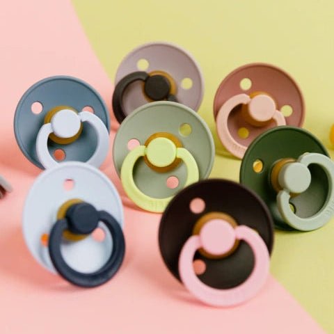 BIBS Pacifier Studio Colour 2 PACK Fusion Latex - Blush Woodchuck Mix (Min. of 2 PK, multiples of 2 PK) - MAIGHAN DISTRIBUTION CANADA