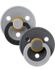 BIBS Pacifier Studio Colour 2 PACK Fusion Latex - Cloud Iron Mix (Min. of 2 PK, multiples of 2 PK) - MAIGHAN DISTRIBUTION CANADA