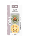 BIBS Pacifier Studio Colour 2 PACK Ladybug Latex - Sage Mix (Min. of 2 PK, multiples of 2 PK) - MAIGHAN DISTRIBUTION CANADA