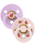 BIBS Pacifier Studio Colour 2 PACK Ladybug Latex - Violet Sky Mix (Min. of 2 PK, multiples of 2 PK) - MAIGHAN DISTRIBUTION CANADA
