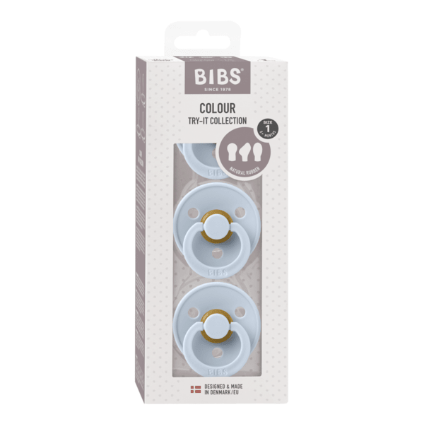 BIBS Try - It Collection Baby Blue 3 Pack (Min. of 2 PK, multiples of 2 PK) - MAIGHAN DISTRIBUTION CANADA