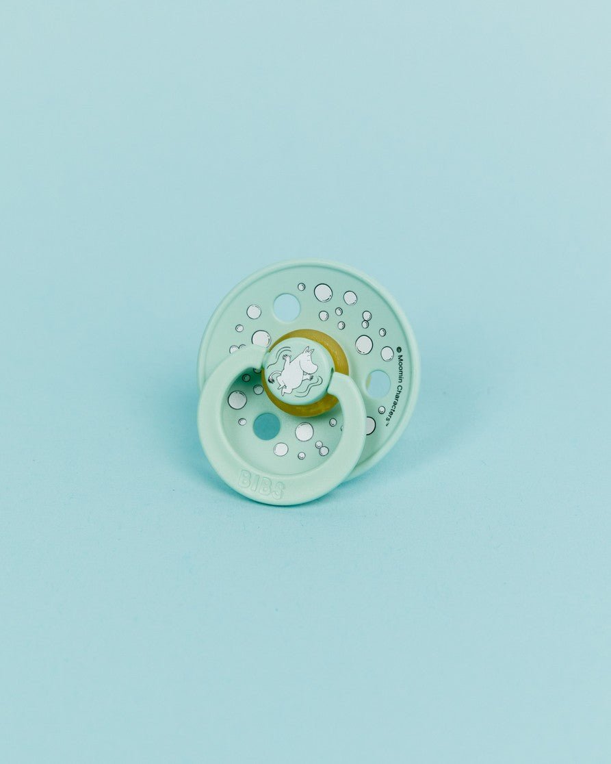 BIBS x Moomin Pacifier Colour 2 pack Dreaming Latex - Baby Pink Mix (Min. of 2 PK, multiples of 2 PK) - MAIGHAN DISTRIBUTION CANADA