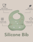 noüka Design Bib - Ice Cream (Sold in case of 2, Qty of 1 =2)
