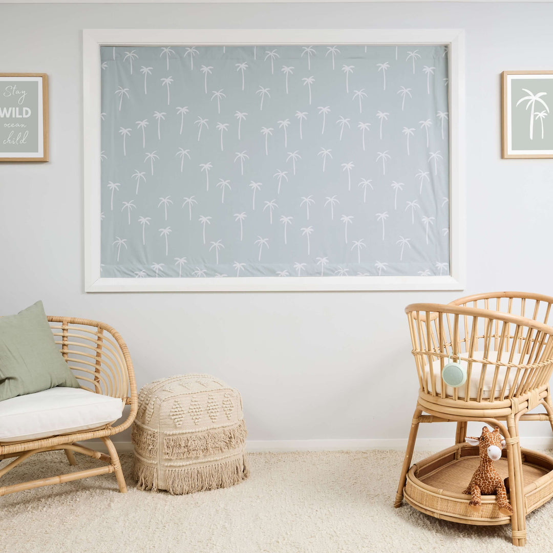 Porta Fox Portable Blackout Blind - Boho Palms (Min. of 2 PK, Multiples of 2 PK)