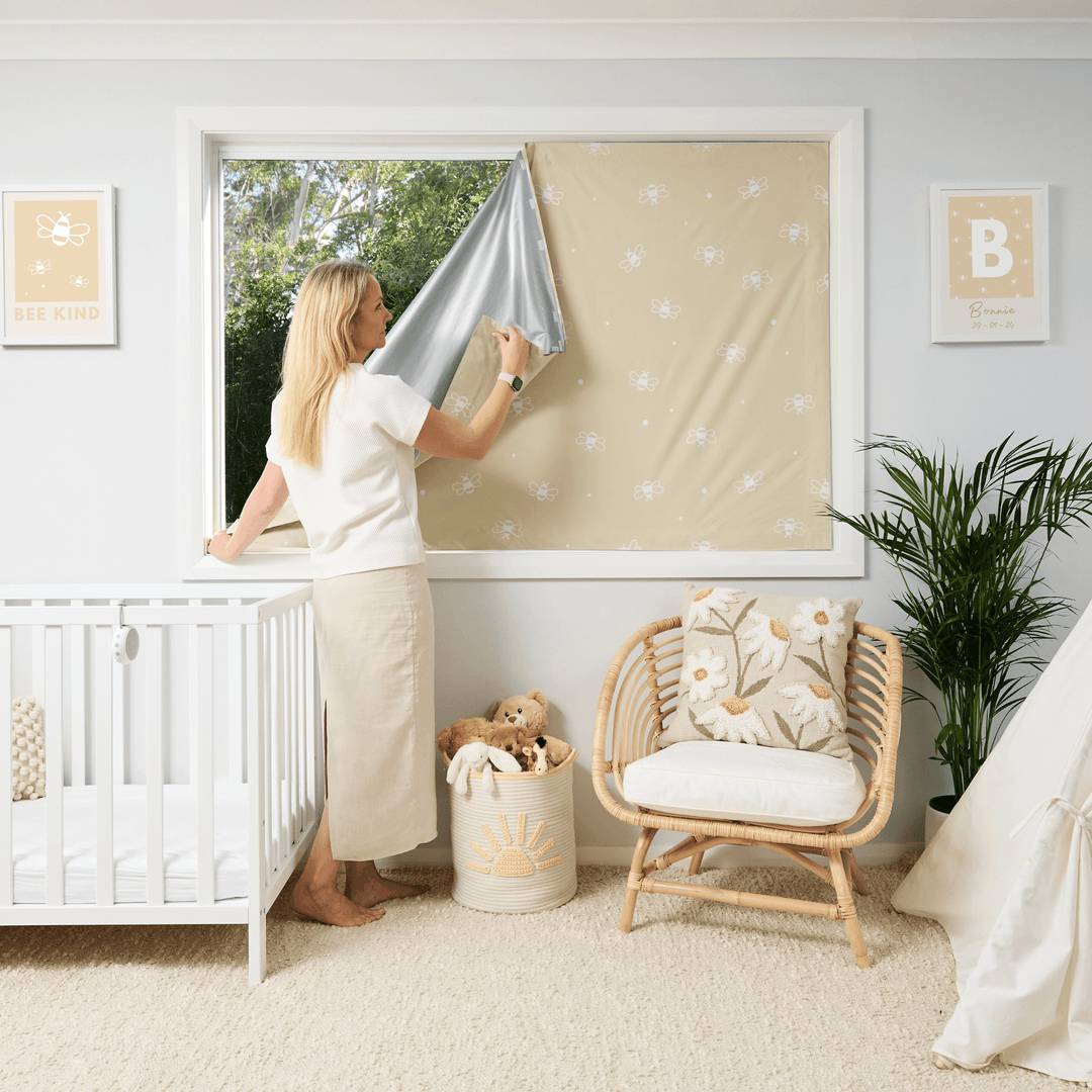 Porta Fox Cut-to-Size Blackout Blind - Bumble Bee (Min. of 2 PK, Multiples of 2 PK)