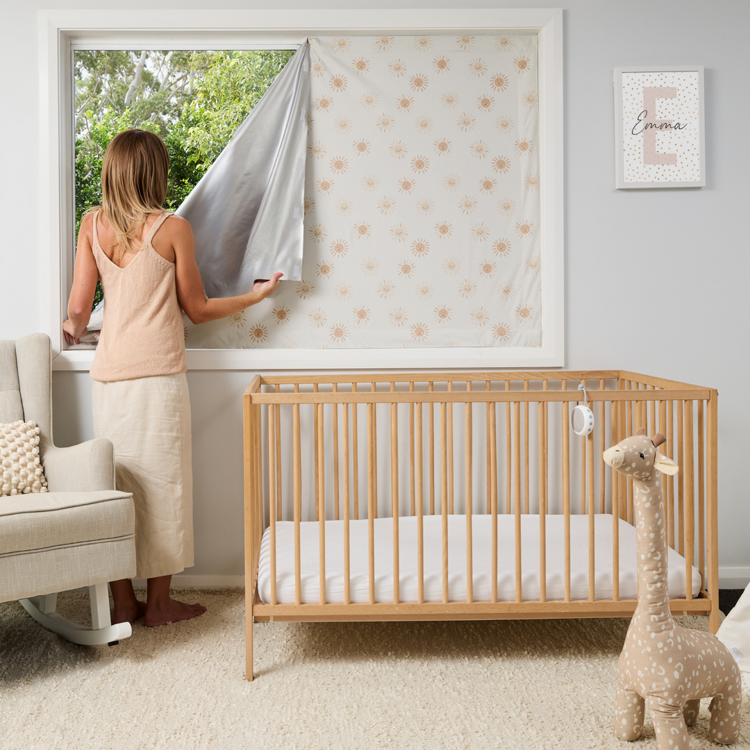 Porta Fox Cut-to-Size Blackout Blind - Sunny Smiles (Min. of 2 PK, Multiples of 2 PK)