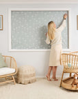 Porta Fox Cut-to-Size Blackout Blind - Boho Palms (Min. of 2 PK, Multiples of 2 PK)