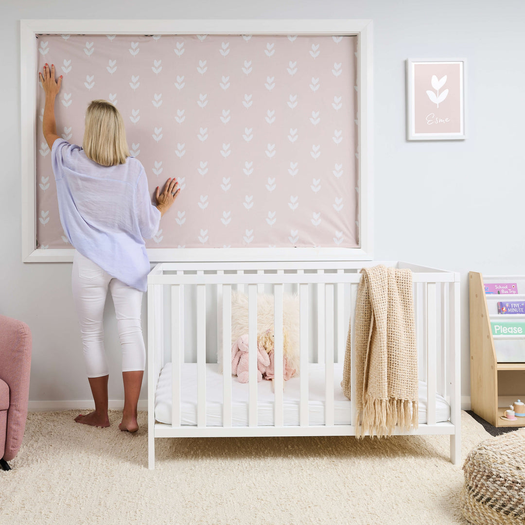 Porta Fox Cut-to-Size Blackout Blind - Petal Pink (Min. of 2 PK, Multiples of 2 PK)
