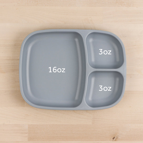Re-Play Divided Tray  - Grey (Min. of 2 PK, Multiples of 2 PK)