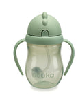 noüka Non-Spill Weighted Straw Cup 8 oz - Moss (Min. of 2 PK, Multiples of 2 PK)