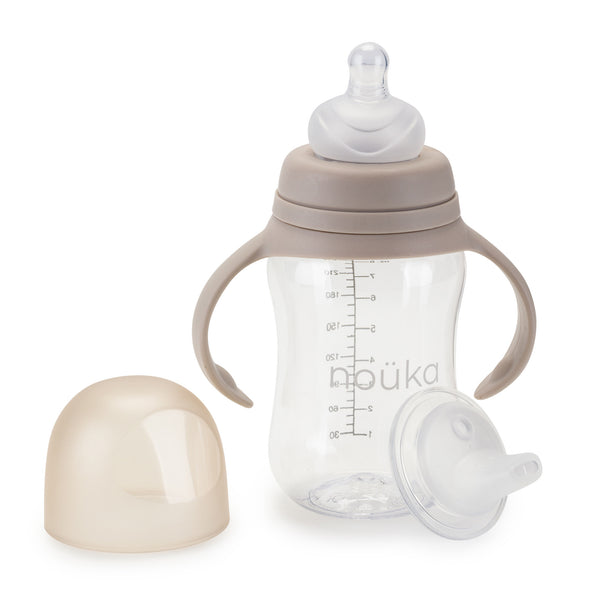 noüka Transitional Baby Bottle/Sippy Cup - Soft Sand (Min. of 2 PK, Multiples of 2 PK)