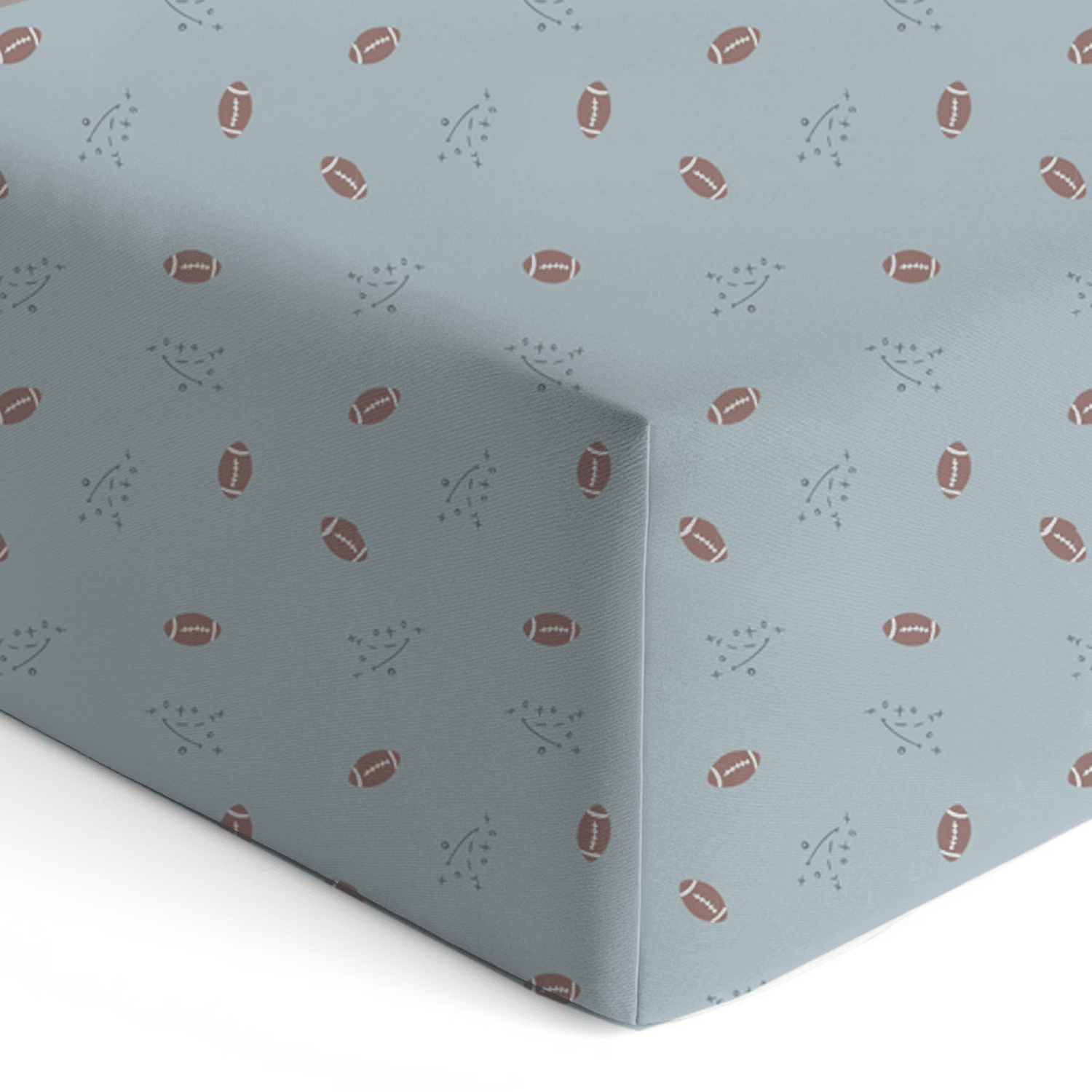 günamüna Crib Sheet - Football (Min. of 2, multiples of 2) - MAIGHAN DISTRIBUTION CANADA