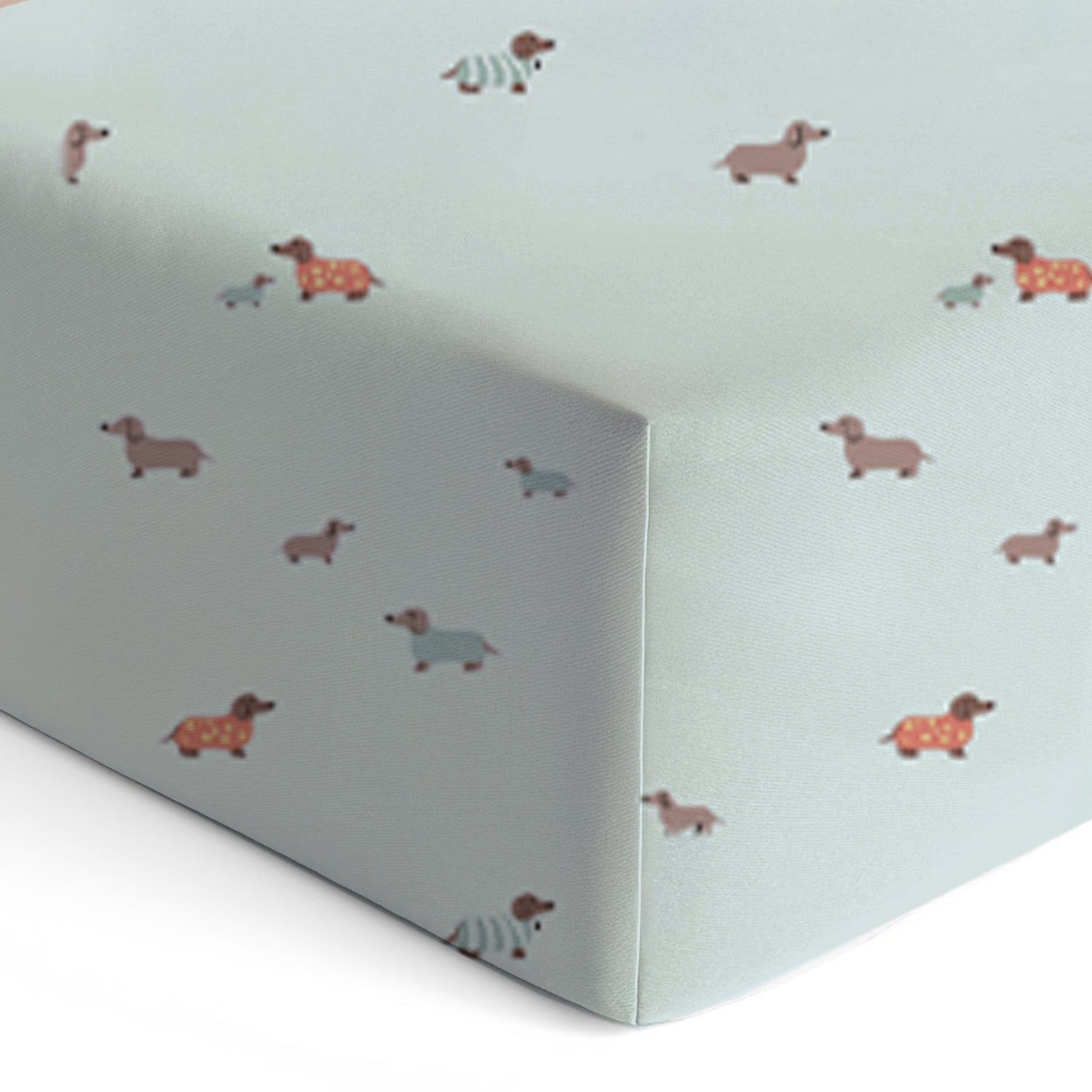 günamüna Crib Sheet - Woof (Min. of 2, multiples of 2) - MAIGHAN DISTRIBUTION CANADA