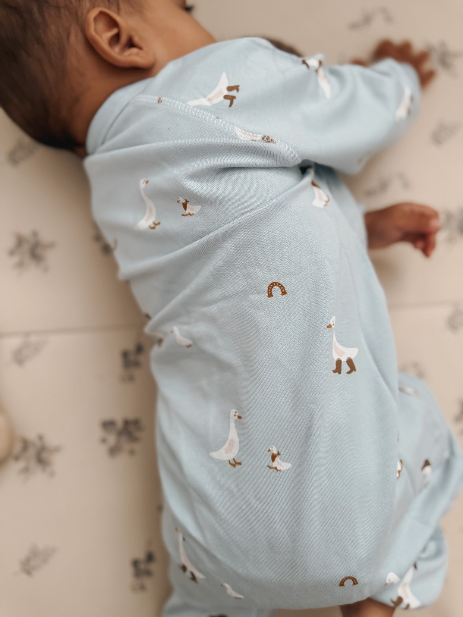 günamüna Fleece Jumpsuit Cowboy Goose (Min. of 2, multiples of 2) - MAIGHAN DISTRIBUTION CANADA