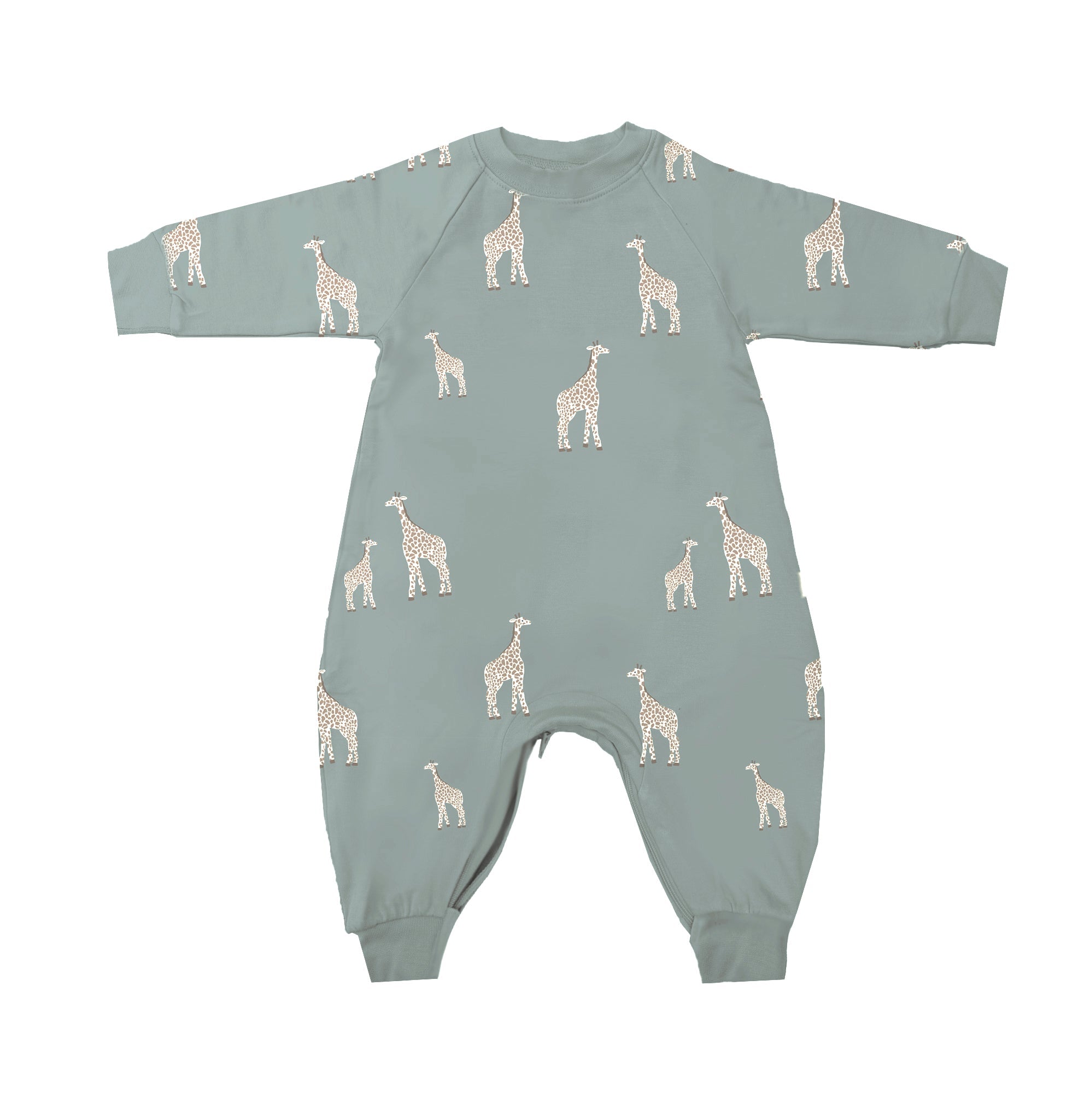 günamüna Fleece Jumpsuit Giraffe (Min. of 2, multiples of 2) - MAIGHAN DISTRIBUTION CANADA