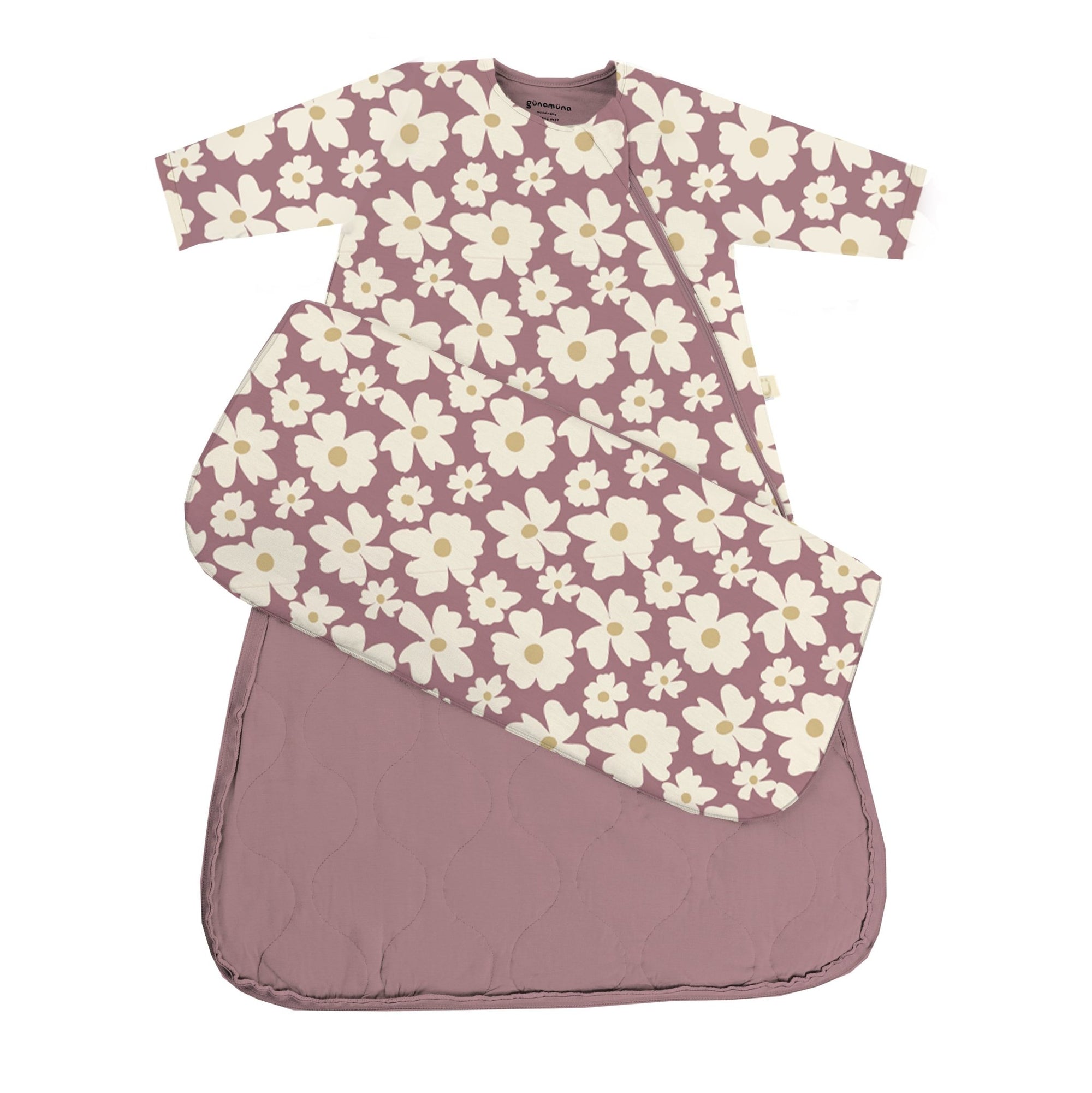 günamüna LONG Sleeve Sleep Sack Duvet Bamboo Blossom 2.5 TOG (Min of 2, multiples of 2) - MAIGHAN DISTRIBUTION CANADA