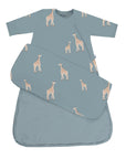 günamüna LONG Sleeve Sleep Sack Duvet Bamboo Giraffe Moss 2.5 TOG (Min of 2, multiples of 2) - MAIGHAN DISTRIBUTION CANADA