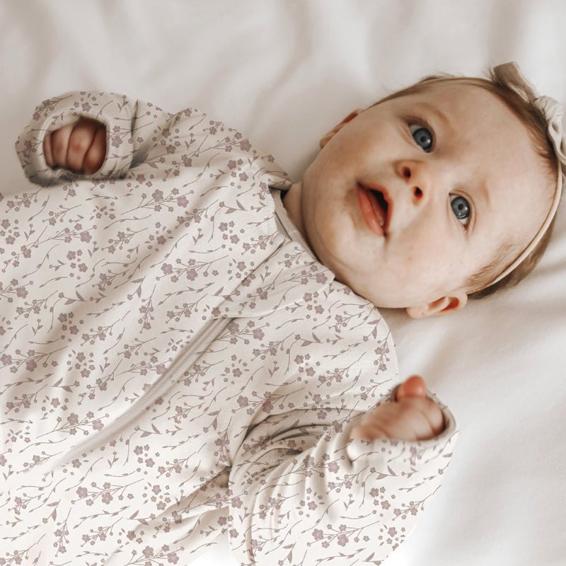 günamüna LONG Sleeve Sleep Sack Duvet Bamboo Posies 2.5 TOG (Min of 2, multiples of 2) - MAIGHAN DISTRIBUTION CANADA