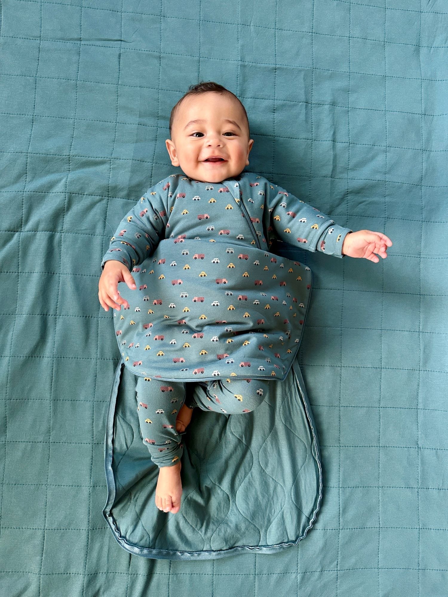 günamüna Long Sleeve Transitional Swaddle Sleep Sack Duvet Bamboo Going 1 TOG (Min. of 2, multiples of 2) - MAIGHAN DISTRIBUTION CANADA