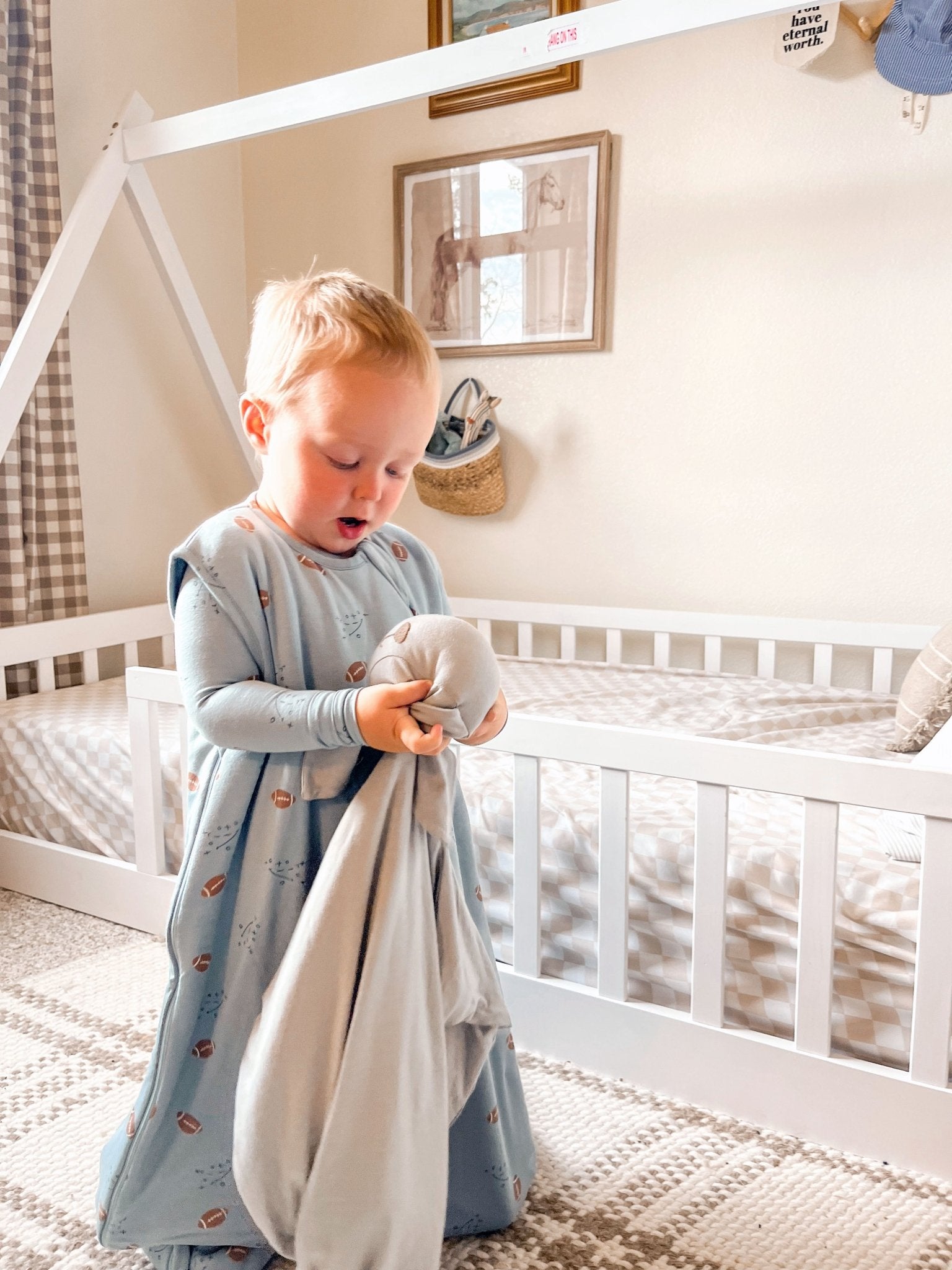 günamüna Sleep Sack Duvet Bamboo Football 1 TOG (Min. of 2, multiples of 2) - MAIGHAN DISTRIBUTION CANADA