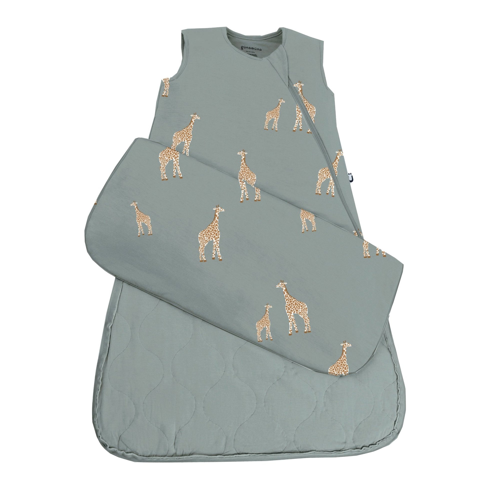 günamüna Sleep Sack Duvet Bamboo Giraffe 1 TOG (Min. of 2, multiples of 2) - MAIGHAN DISTRIBUTION CANADA