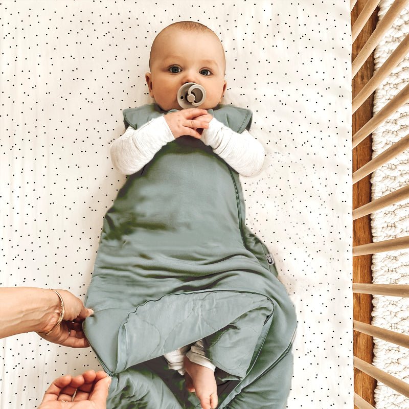 günamüna Sleep Sack Duvet Bamboo Solid Sage 2.5 TOG (Min. of 2, multiples of 2) - MAIGHAN DISTRIBUTION CANADA