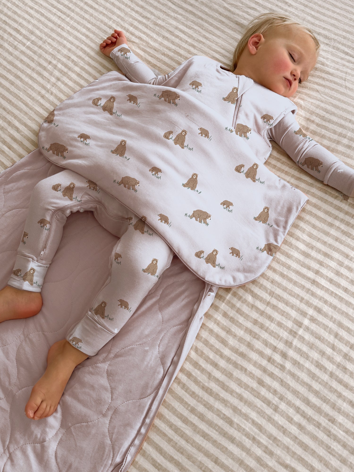 günamüna Sleep Sack Duvet Bamboo Teddies 1 TOG (Min. of 2, multiples of 2) - MAIGHAN DISTRIBUTION CANADA