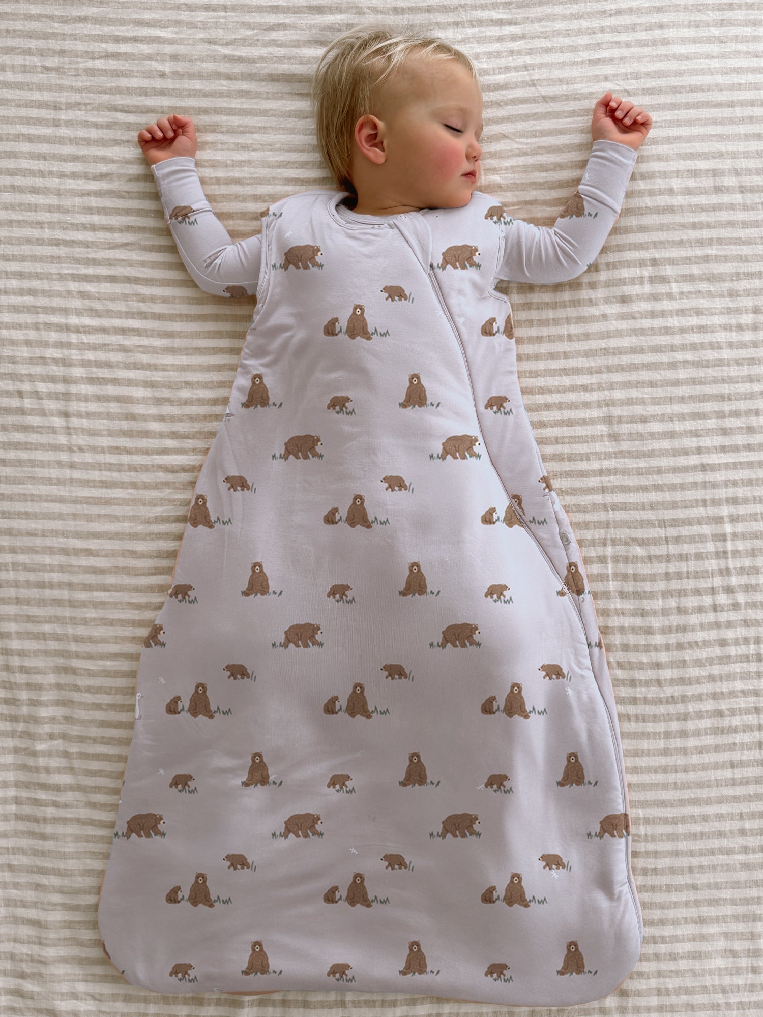 günamüna Sleep Sack Duvet Bamboo Teddies 1 TOG (Min. of 2, multiples of 2) - MAIGHAN DISTRIBUTION CANADA