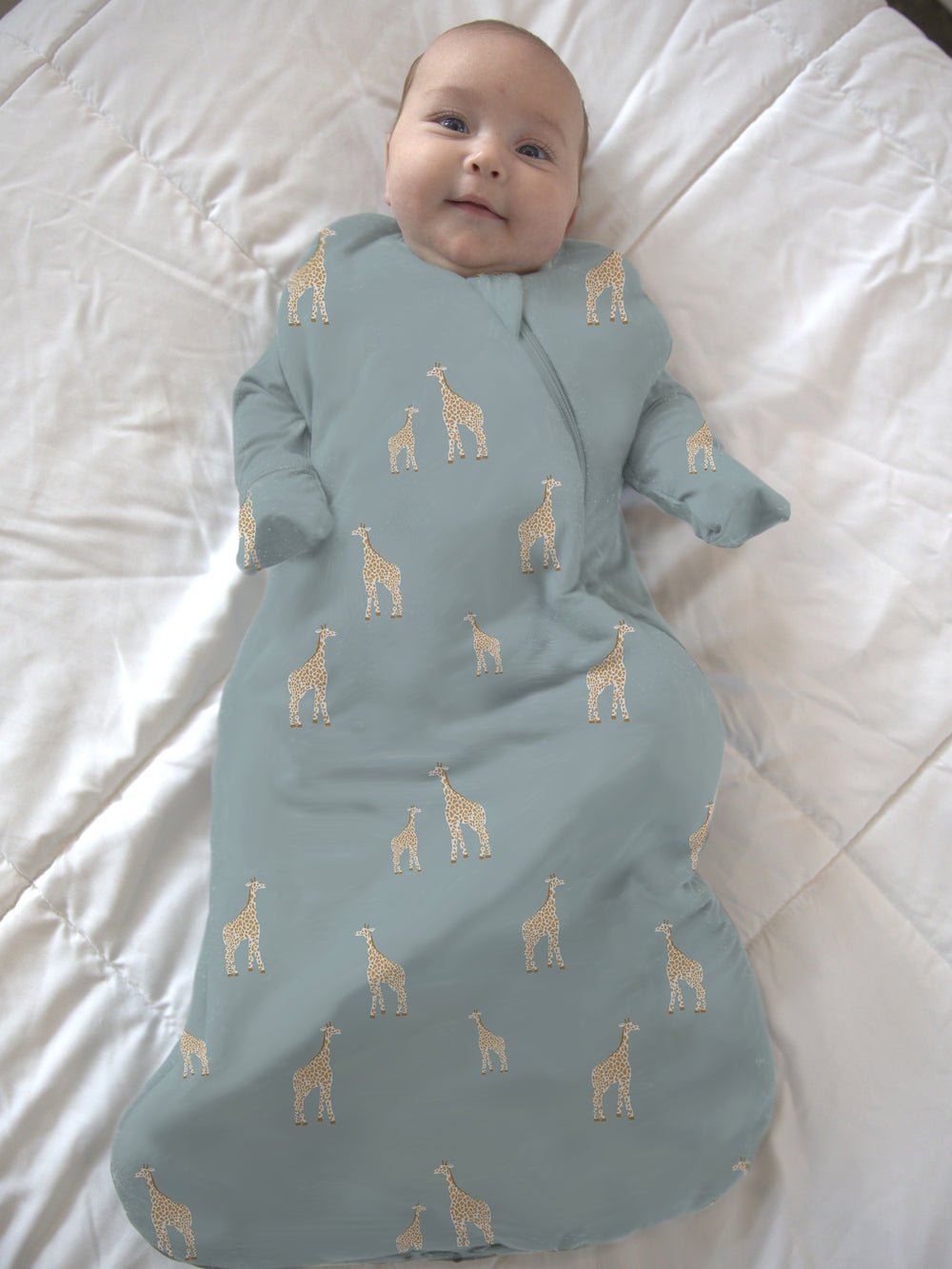 günamüna Swaddle Sleep Sack Duvet Bamboo Giraffe 0.5 TOG (Min. of 2, multiples of 2) - MAIGHAN DISTRIBUTION CANADA
