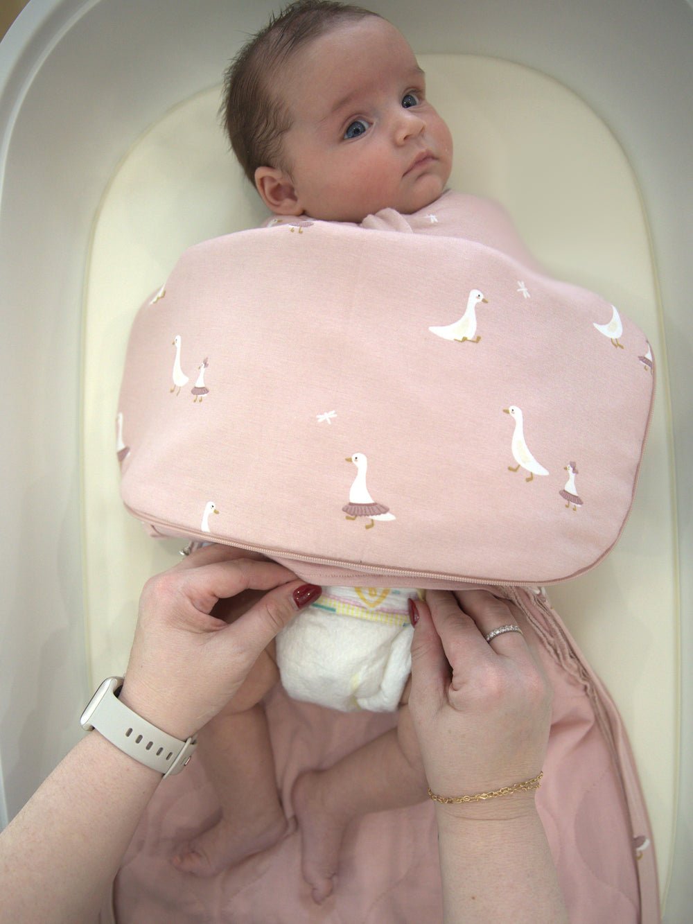 günamüna Swaddle Sleep Sack Duvet Bamboo Tutu Goose 0.5 TOG (Min. of 2, multiples of 2) - MAIGHAN DISTRIBUTION CANADA