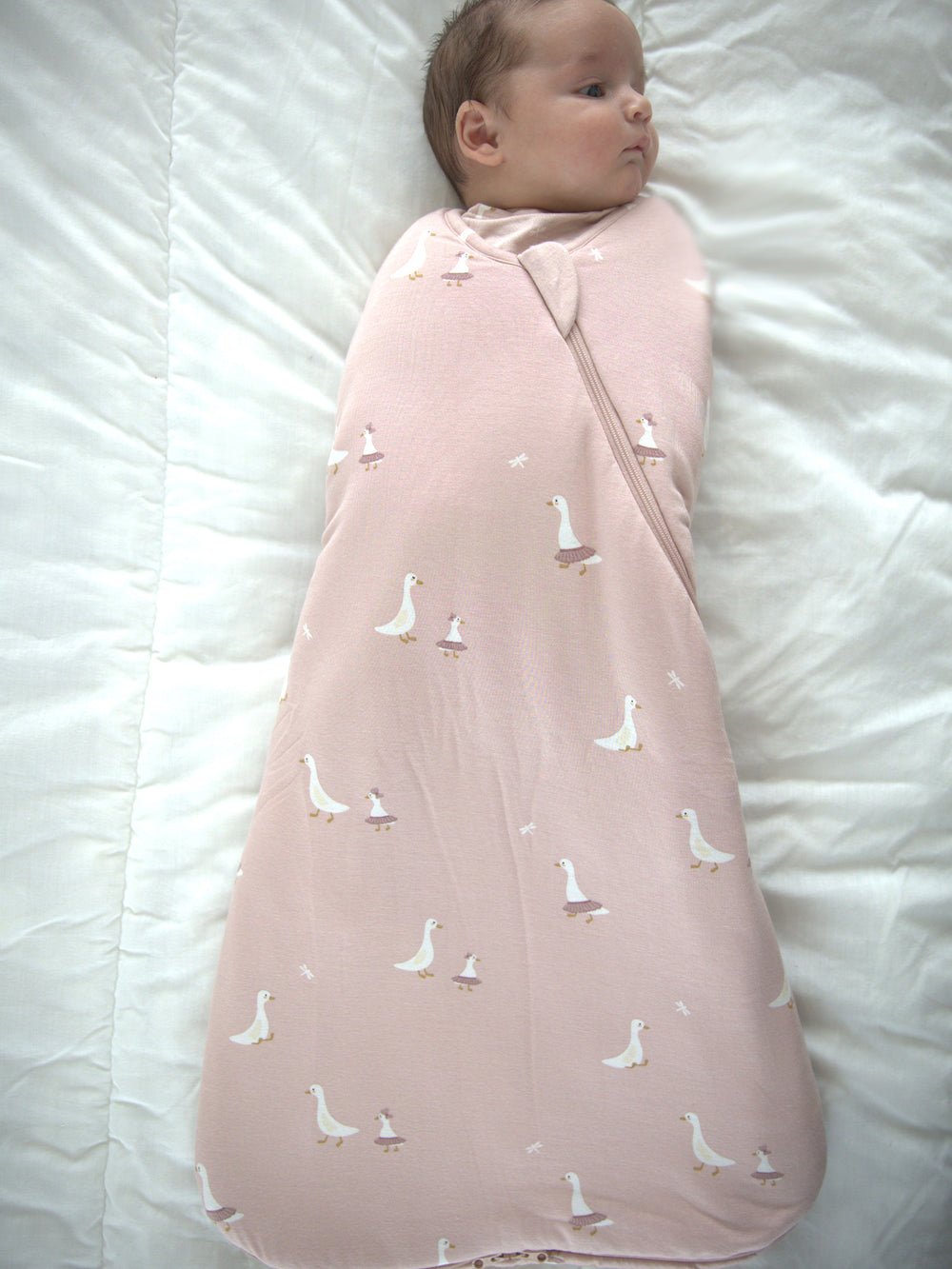 günamüna Swaddle Sleep Sack Duvet Bamboo Tutu Goose 0.5 TOG (Min. of 2, multiples of 2) - MAIGHAN DISTRIBUTION CANADA