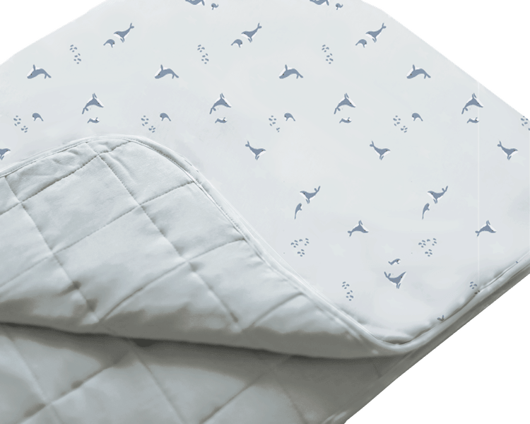 günamüna Toddler Cozy Cloud Comforter Baby Blanket Whale 0.5 TOG (Min. of 2, multiples of 2) - MAIGHAN DISTRIBUTION CANADA