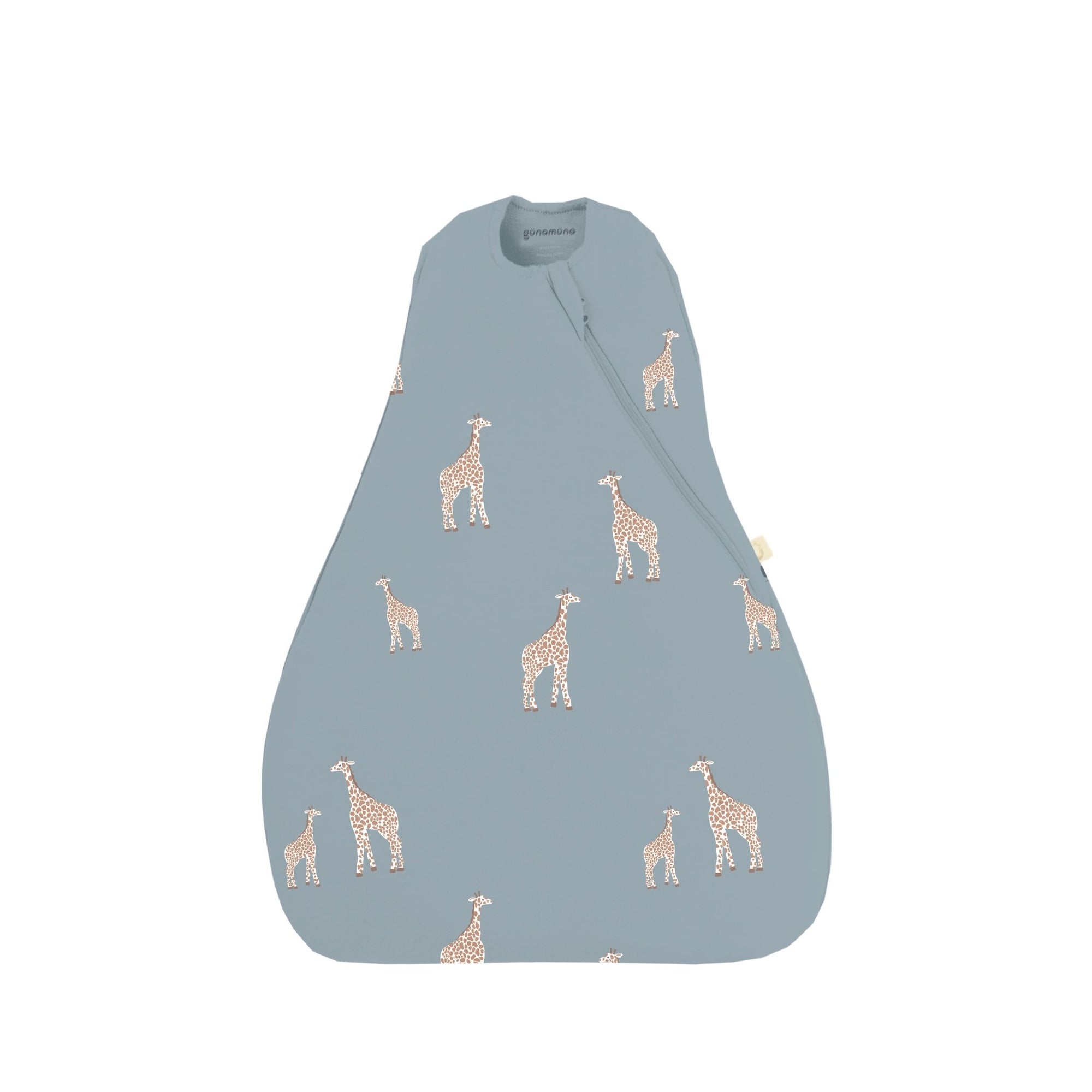 günamüna Transitional Swaddle Sleep Sack Duvet Bamboo Giraffe Moss 2.5 TOG (Min. of 2, multiples of 2) - MAIGHAN DISTRIBUTION CANADA