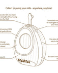 Haakaa Shell Wearable Silicone Breast Pump 120ml (Min. of 2 , multiples of 2) - MAIGHAN DISTRIBUTION CANADA