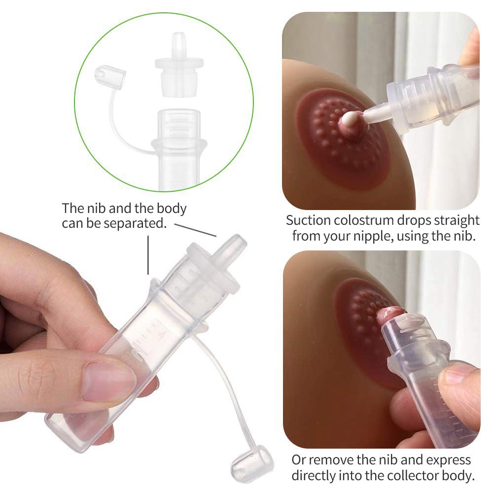 Haakaa Silicone Colostrum Collector Set 2 Pack (Pre - Sterilised) (Min. of 2 , multiples of 2) - MAIGHAN DISTRIBUTION CANADA