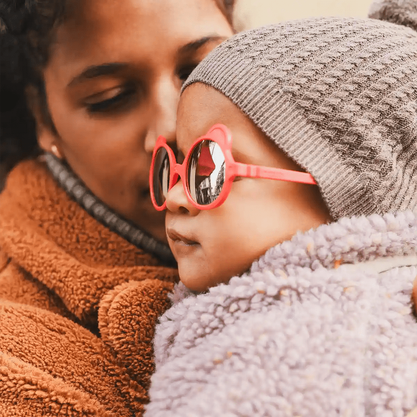 Ki ET LA Ourson Sunglasses - Red Elysee (Min. of 2 PK, multiples of 2 PK) - MAIGHAN DISTRIBUTION CANADA