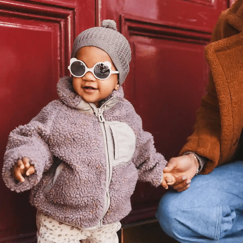 Ki ET LA Ourson Sunglasses - White Elysee (Min. of 2 PK, multiples of 2 PK) - MAIGHAN DISTRIBUTION CANADA