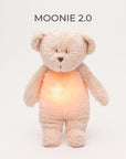 Moonie Organic Humming Bear With Lamp - Rose (Min. of 2 PK, multiples of 2 PK)