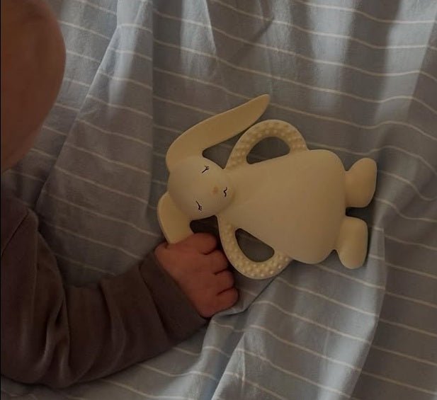 Moonie Bunny Natural Rubber Teether - Sand (Min. of 2 PK, multiples of 2 PK) - MAIGHAN DISTRIBUTION CANADA