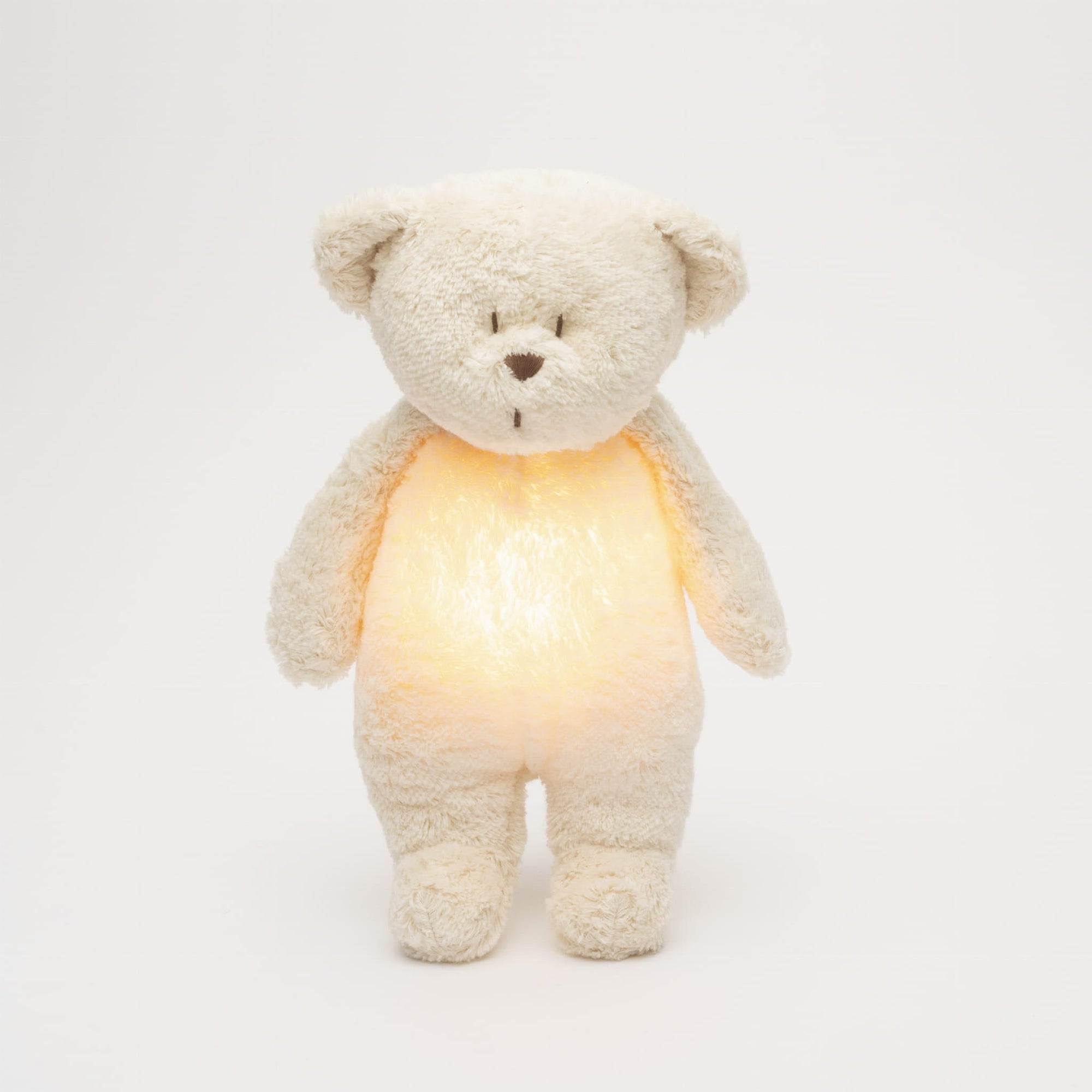 Moonie Organic Humming Bear With Lamp - Polar (Min. of 2 PK, multiples of 2 PK) - MAIGHAN DISTRIBUTION CANADA