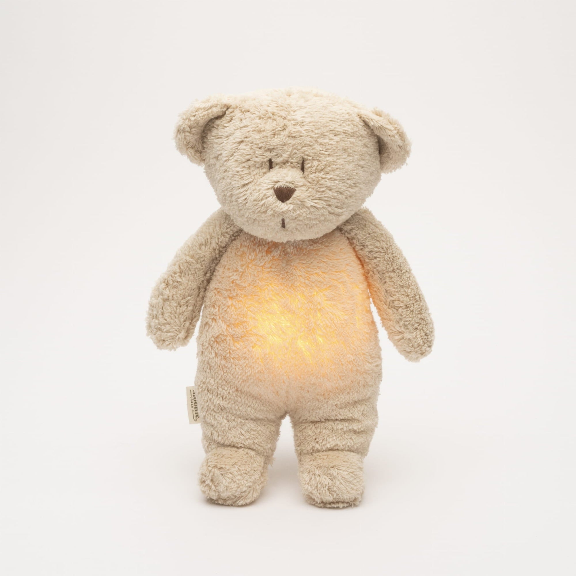 Moonie Organic Humming Bear With Lamp - Sand (Min. of 2 PK, multiples of 2 PK) - MAIGHAN DISTRIBUTION CANADA