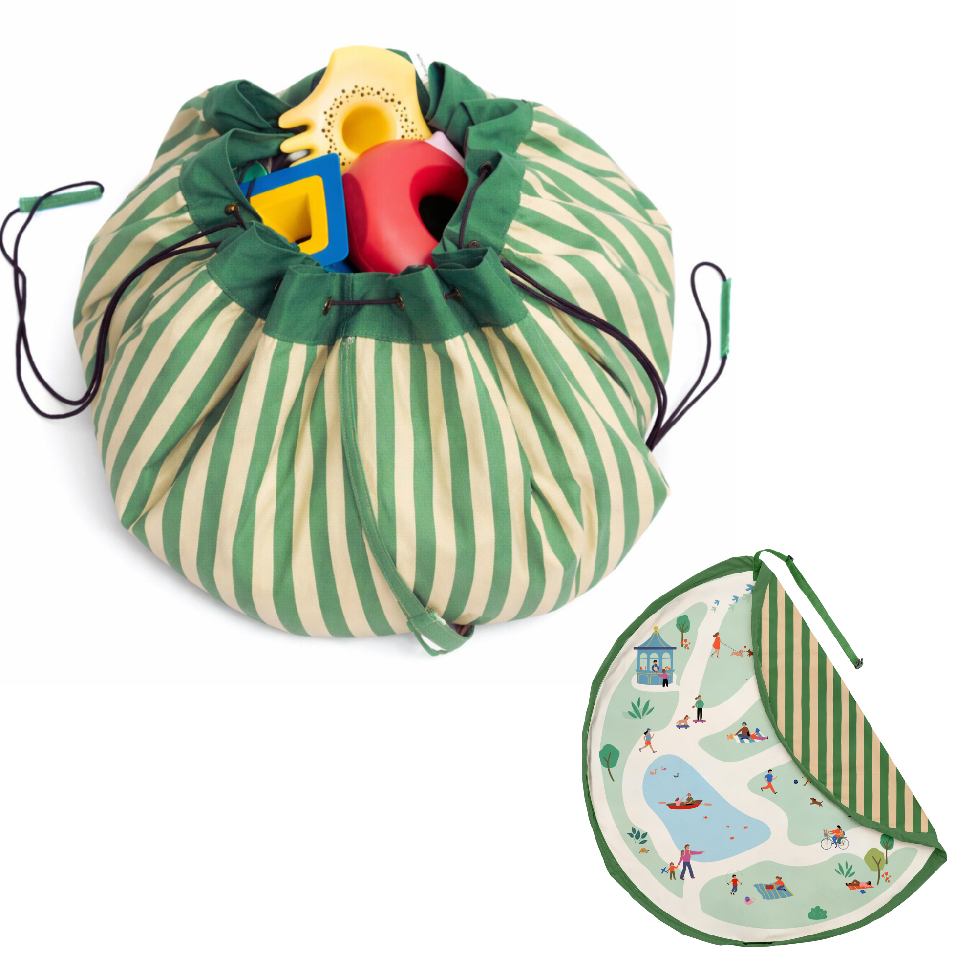 Play&amp;Go noomad Outdoor Playmat &amp; Toy Bag - Parc (Min of 1, multiples of 1)